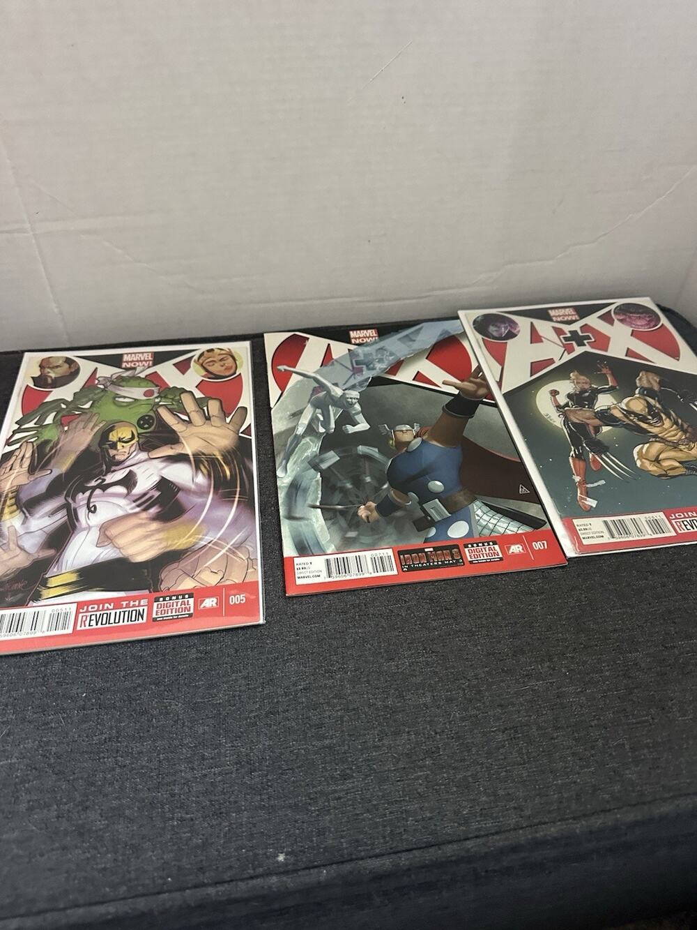Marvel A+X #5 #6 #7 Comic Lot Avengers X-Men Wolverine Thor 2013 Marvel NOW